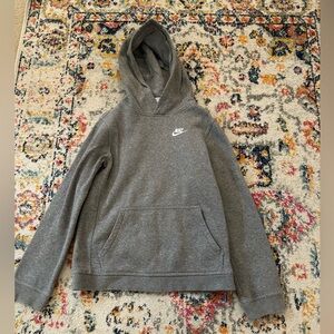Grey nike hoodie kids